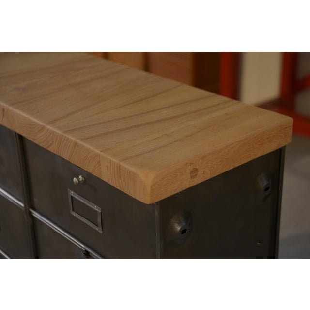 Mid-Century Modern Vintage Flap Cabinet from Roneo, 1950s For Sale - Image 3 of 13