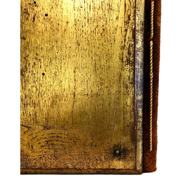 Gothic Revival Velvet-Covered Document Presentation Portfolio For Sale - Image 12 of 12