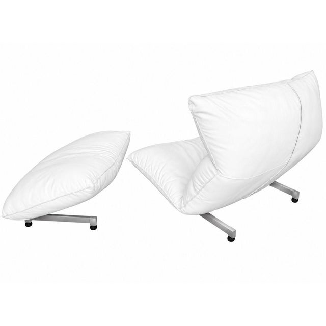Vittorio Varo “Canestrari” Lounge Chair and Ottoman, Italy 1970 For Sale - Image 4 of 14