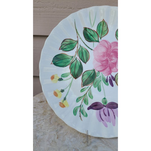 Traditional LastChance!Blue Ridge Hand Painted Underglaze Southern Potteries, Inc. For Sale - Image 3 of 7