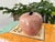 Contemporary Vintage Pink Marble Apple Form Paper Weight For Sale - Image 3 of 8