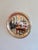 Large Round Mirror with Nickel-Plated Brass Frame, Italy, 1970s For Sale - Image 6 of 6
