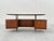 Mid-Century Italian Wood and Brass Desk from La Permanente Mobili Cantù, Italy, 1950 For Sale - Image 9 of 12