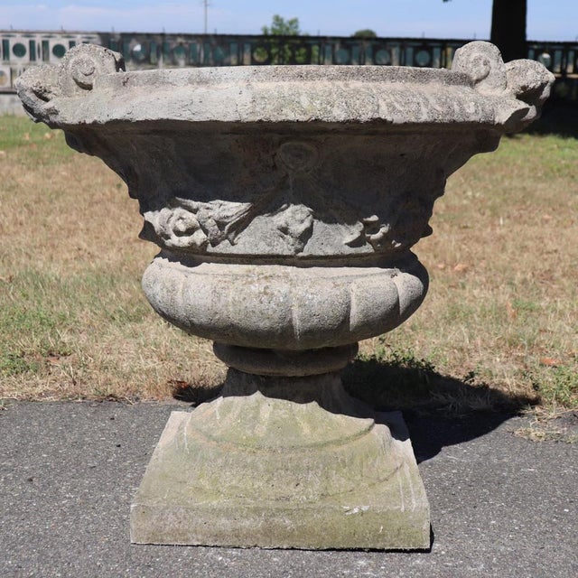Early 20th Century Garden Planters, Set of 2 For Sale - Image 7 of 15