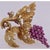 18 Karat Gold Grapevine Brooch With 2 Carat Rubies and .45 Carat Diamonds For Sale - Image 12 of 12