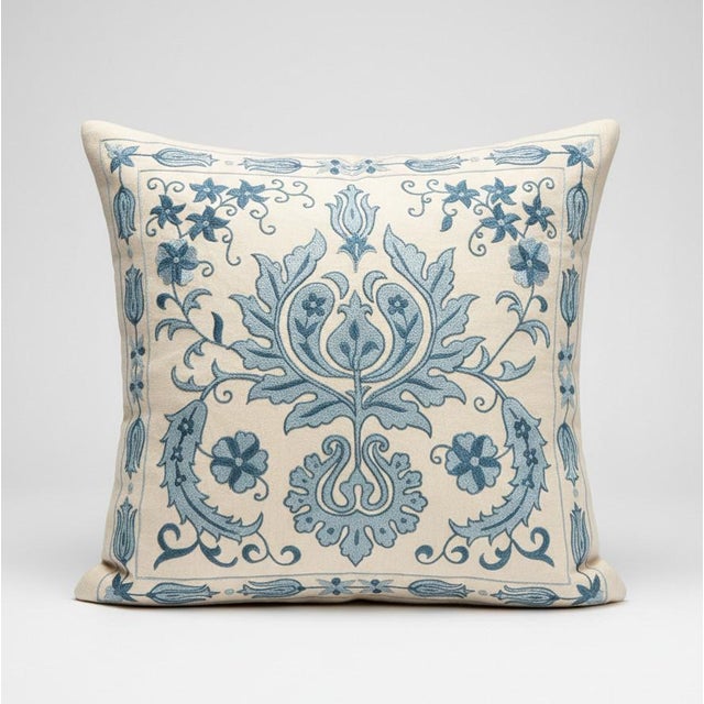 New Hand-Embroidered 100% Silk Cushion Cover – Authentic Uzbek Textile Art Elevate your home décor with this exquisite...