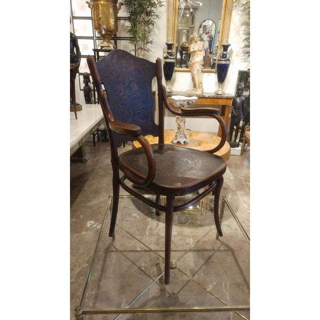 Wood Side Chair attributed to Jakob & Josef Kohn Vienna For Sale - Image 7 of 11