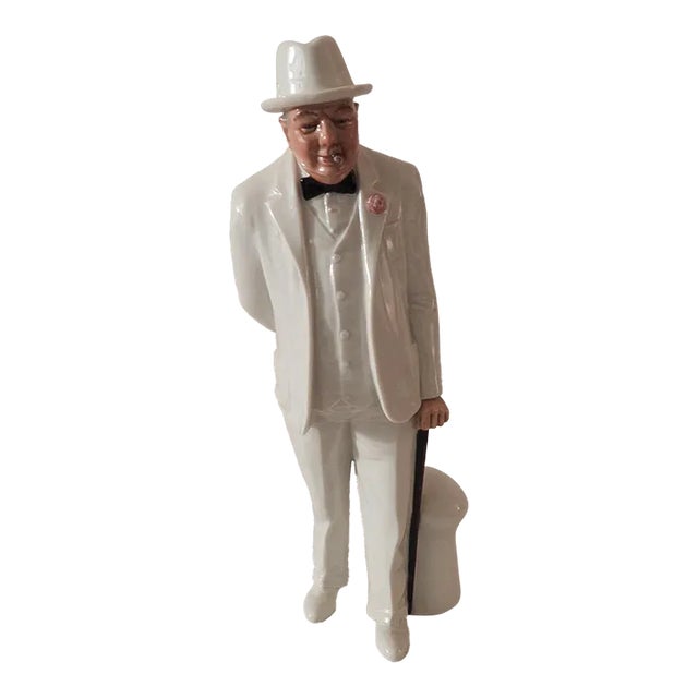 Sir Winston Churchill British Prime Minister Royal Doulton Figurine 1984 H. N. 3057 For Sale