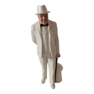 Sir Winston Churchill British Prime Minister Royal Doulton Figurine 1984 H. N. 3057