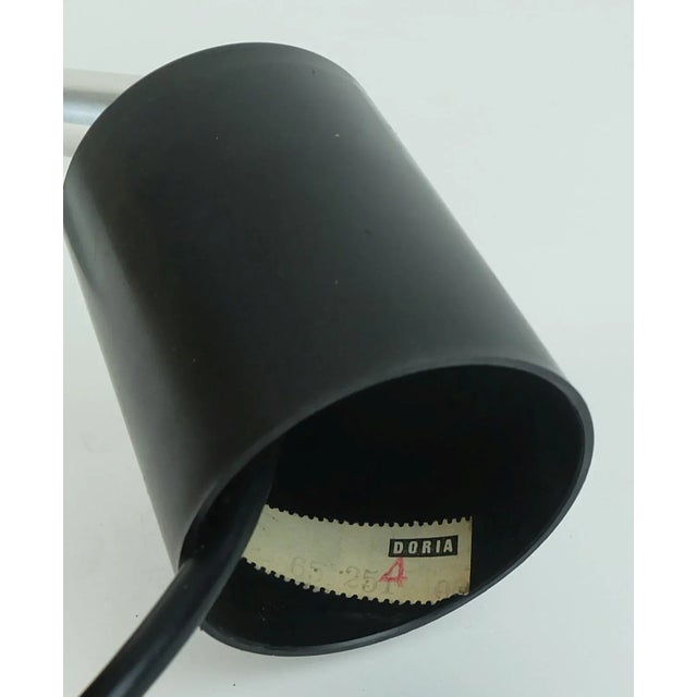 Mid-Century Pendant Lamp in Clear and Smoke Grey Glass and Metal from Doria Leuchten, 1960s For Sale - Image 9 of 11