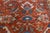 1920s Persian Heriz Rug in Blue, Pink, Red, White, and Yellow For Sale - Image 10 of 13