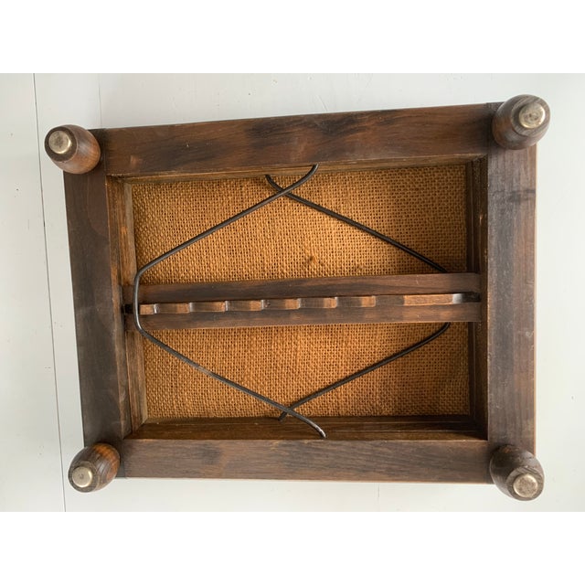 Vintage Adjustable Ottoman, 1940s For Sale - Image 9 of 18