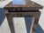 Wood 1970s Tortoiseshell Laminate Parsons Sofa Table Style of Milo Baughman For Sale - Image 7 of 14