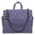 Chanel Purple Leather Top Stitch CC Pocket Tote For Sale