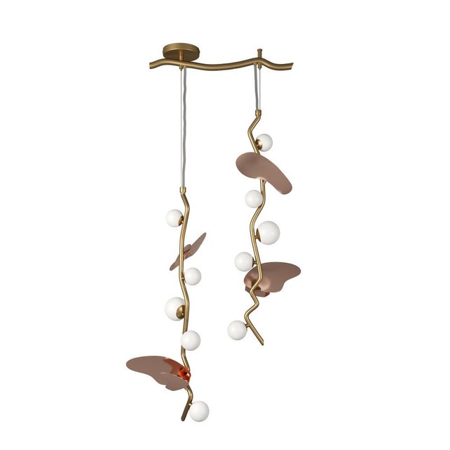 Gold Almond Pendant Lamp by Creativemary For Sale - Image 8 of 11