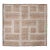 Rug & Kilim Jute Beige and White Squares Rug, 12' x 12' For Sale
