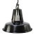 1950s Vintage French Industrial Black Enamel Pendant Light from Mazda For Sale - Image 5 of 5