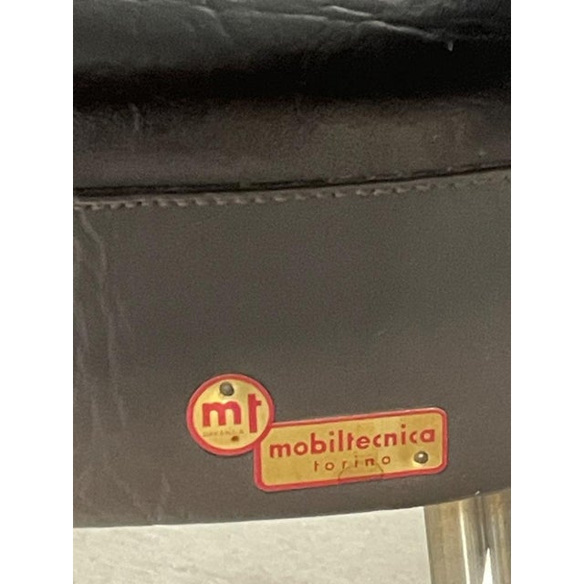 Set of Leatherette Lounge Chairs from Mobiltecnica Torino, 1970s For Sale - Image 11 of 18