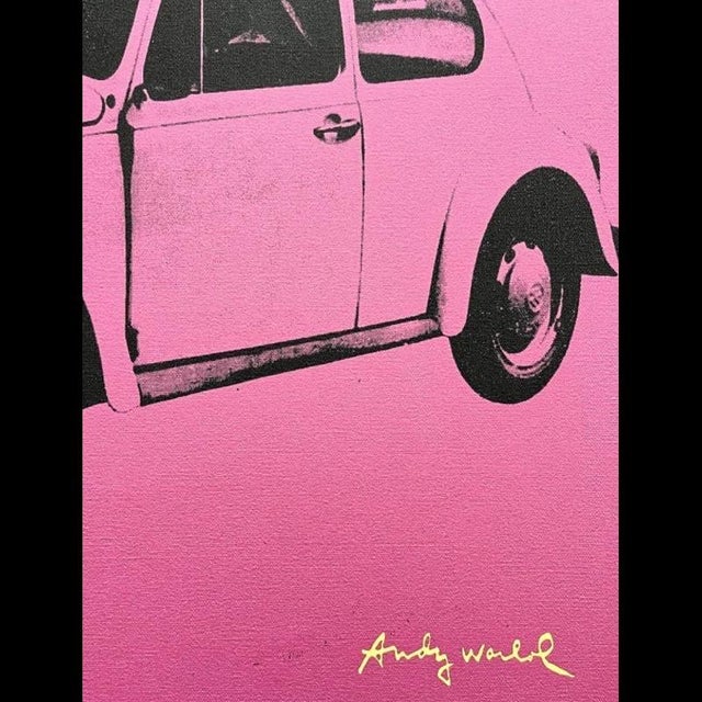 After Andy Warhol, Volkswagen Dark Pink, 1980s, Print For Sale - Image 4 of 6