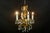 Vintage French Goldleave Chandelier in Wrought Iron, 1950s For Sale - Image 6 of 6
