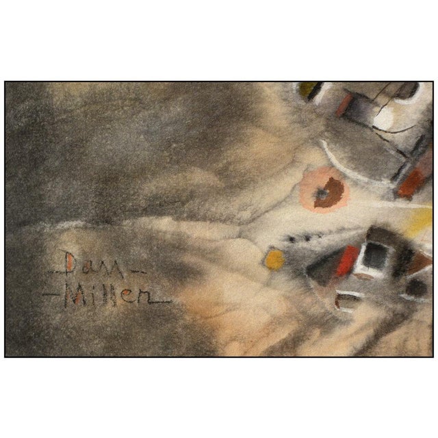 Folk Art Peaceful Night, Dan Miller (b. 1961) For Sale - Image 3 of 4