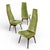 6 Green High Back 2051 C Dining Chairs by Adrian Pearsall for Craft Associates For Sale - Image 11 of 18