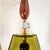 Green Olive Green, Mid Century Modern, Murano Glass Pendant Lights - a Pair For Sale - Image 8 of 14