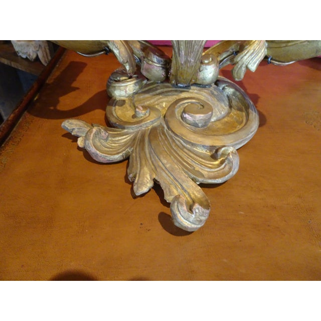 19th Century Italian Giltwood Sconces, a Pair For Sale - Image 12 of 12