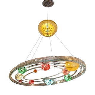 Vintage Solar System Pendant Light, 1980s For Sale