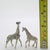 2 X Vintage Italian Handmade Genuine Silver Giraffes Figurine Miniatures, Made in Varese (Va), Italy For Sale - Image 9 of 9
