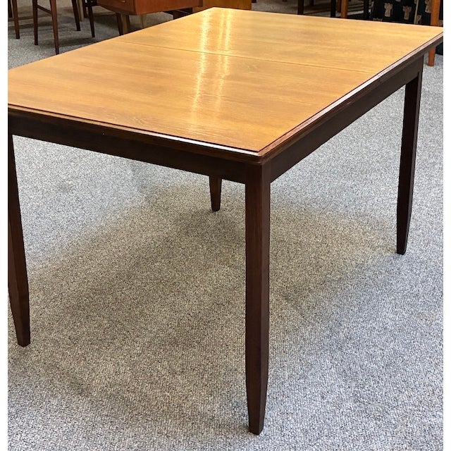 Mid-Century Modern Mid Century Modern Extending Teak Dining Table W/ Butterfly Leaf by White & Newton, Uk c.1960 For Sale - Image 3 of 14
