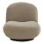 Stevie Velvet Accent Chair - Light Brown/Black For Sale