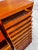 Danish Mid Century Teak Double Highboy Lock + Key Tambour File Cabinet For Sale - Image 11 of 18