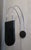 Black Mid-Century Modern Arc Wall Light by Bruno Gecchelin for Skipper and Pollux, 1970s For Sale - Image 8 of 16