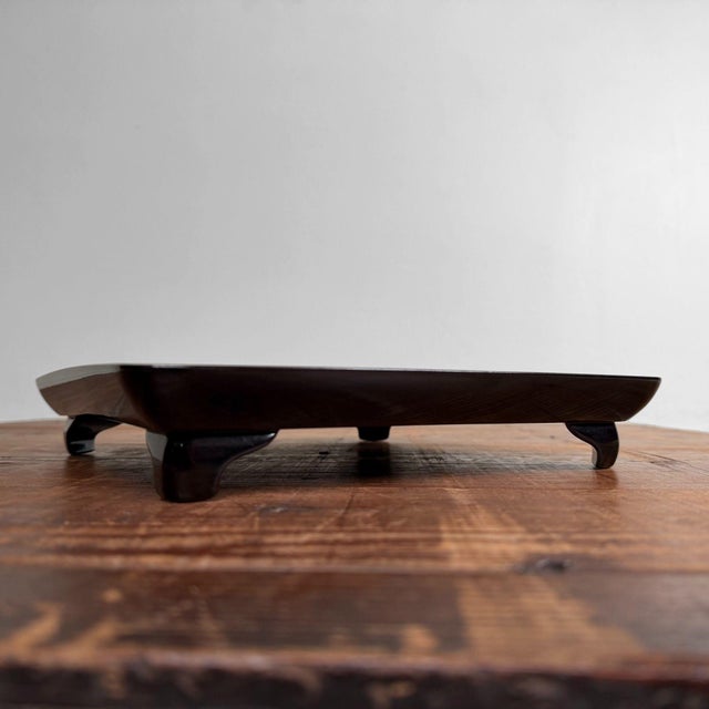 Japanese Lacquerware Tray with Gold Decoration, 1930s For Sale - Image 9 of 18