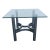 Hollywood Regency Mid Century Chrome Glass Top Side End Table 6418 For Sale