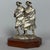 Silver-Plated Brass Sculpture of Carabinieri in the Storm by A. Berti, 1950s For Sale - Image 16 of 16