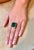 Natural 13 Carat Emerald Cut Zambian Emerald & Diamond Ring in 14kt White Gold For Sale - Image 11 of 18