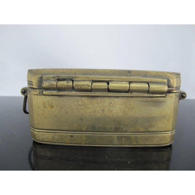 Antique Mindanao Southeast Asian Brass Lime Betel Nut Snuff Box For Sale In Portland, OR - Image 6 of 13
