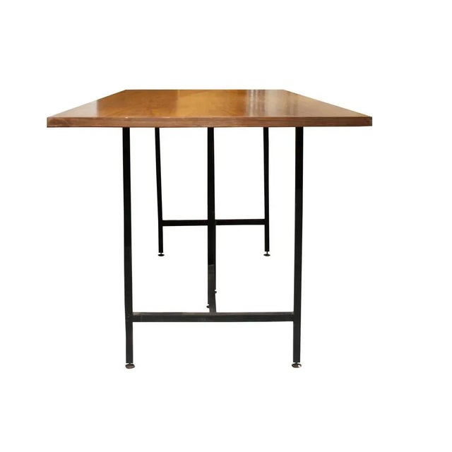 Mid-Century Modern Teak Wooden Desk, Italy, 1950s For Sale - Image 3 of 10