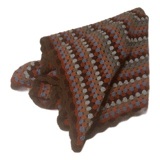 Hand Crocheted Throw Blanket For Sale