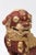 1950's Rare Kutani Japanese Ceramic Hand Painted 22 Carat Gold Painted Foo Dog Lions Pair Of For Sale - Image 9 of 12