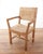 A set of four Danish dining chairs designed by Tage Poulsen and produced by Gramrode Møbelfabrik in Denmark, circa 1974....
