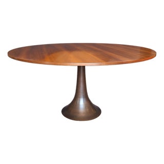 Model 302 Round Table by Angelo Mangiarotti for Bernini, Italy, 1950s For Sale