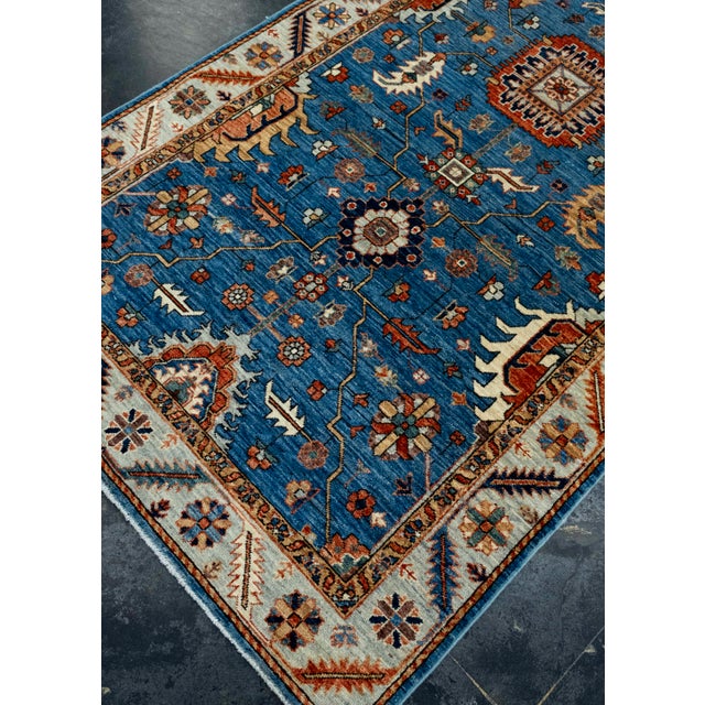 Turkish Turkish Oushak Runner Rug 3'1" x 12'7" #17013 For Sale - Image 3 of 8