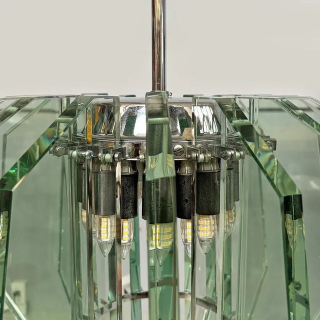 Mid-Century Modern Italian Pendant by Max Ingrand for Fontana Arte, 1960s For Sale - Image 9 of 18