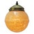 Mid-Century Modern French Yellow Glass Clichy Pendant Lamp For Sale - Image 3 of 7