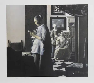 George Deem, "Letter From Picasso," Lithograph