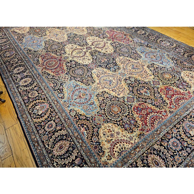 Mid 20th Century Mid 20th Century Kerman Rug For Sale - Image 5 of 18