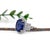 2020s 11.8ct Statement Tanzanite Ring With Natural Diamonds: Solid 14k Gold, 16x12mm, Size 6.75 For Sale - Image 5 of 6
